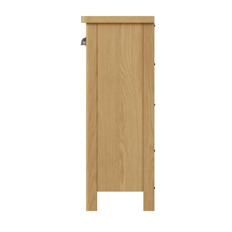 Hemsworth Rustic Oak  Wine Cabinet 55 x 30 x 80 cm
