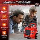 HOMCOM Kids Truck Engine Toy Set - Red