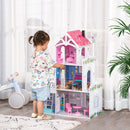 Kids Dollhouse Dreamhouse Villa for Toddler Children with Furniture Accessories
