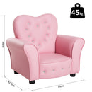 Heart Shaped Kids Sofa Chair - Pink