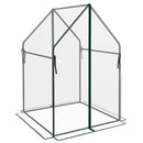 Outsunny Tomato Greenhouse with 2 Zipped Doors, Outdoor Green House, Clear