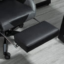 HOMCOM Gaming Chair with Backrest Grey
