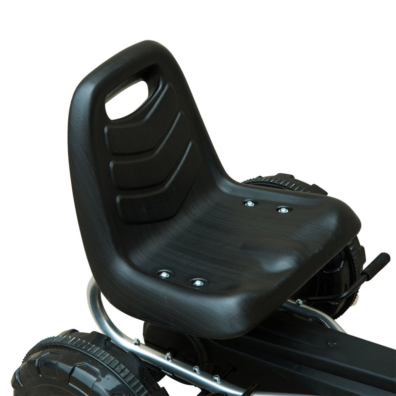 HOMCOM Kids Pedal Go Kart - Yellow & Black