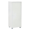 HOMCOM Filing Cabinet with Metal Door 110x45x35cm White