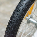 HOMCOM Childrens Scooter with Basket & Brakes - Yellow