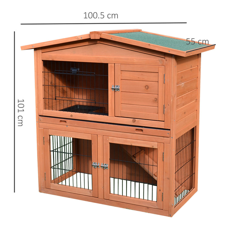 Pawhut Rabbit Hutch