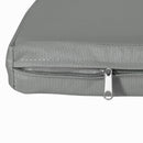 Outsunny 3PCs Rattan Garden Seat Cushions Pads for Patio Furniture Dark Grey