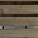 Outsunny 2 Pack Plant Stand with Wheels Mobile Flowerpot Holder for Indoor & Outdoor Use