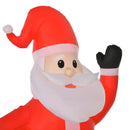 HOMCOM Christmas Inflatable Santa Claus 2.4m