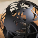 HOMCOM Globe Shape Tabletop Bioethanol Fireplace 0.4L Tank- Black