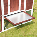 PawHut 207cm Wooden Chicken Coop Hen House