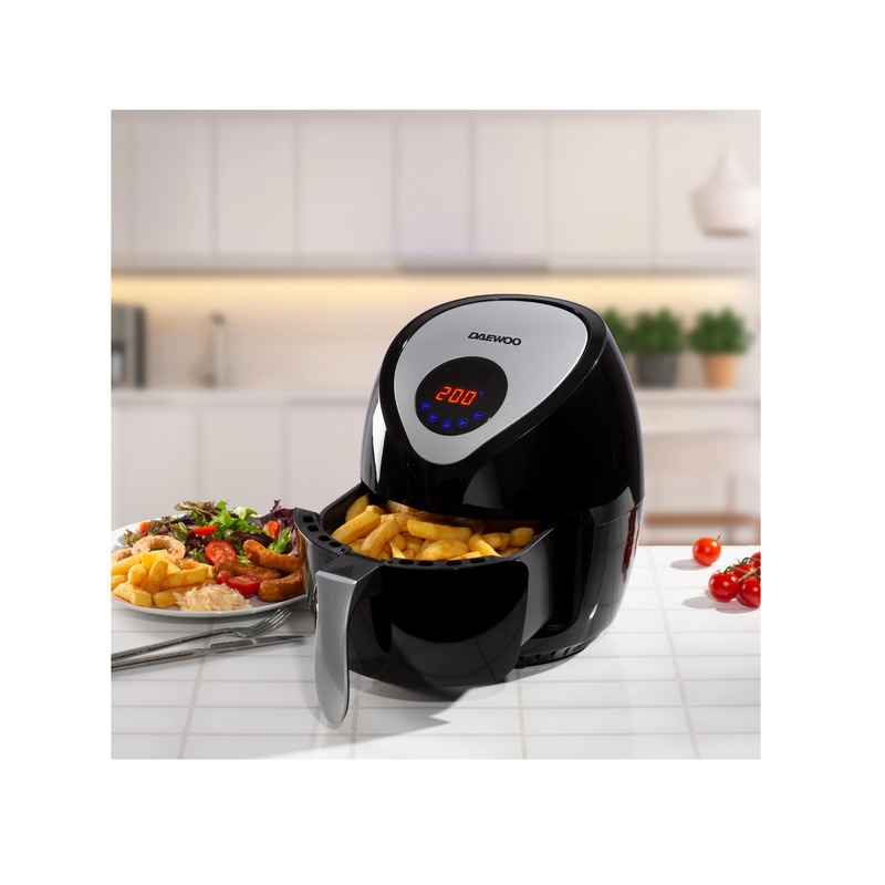 3.6L Digital Air Fryer Daewoo Healthy Frying Low Fat Oven Chips Home Kitchen