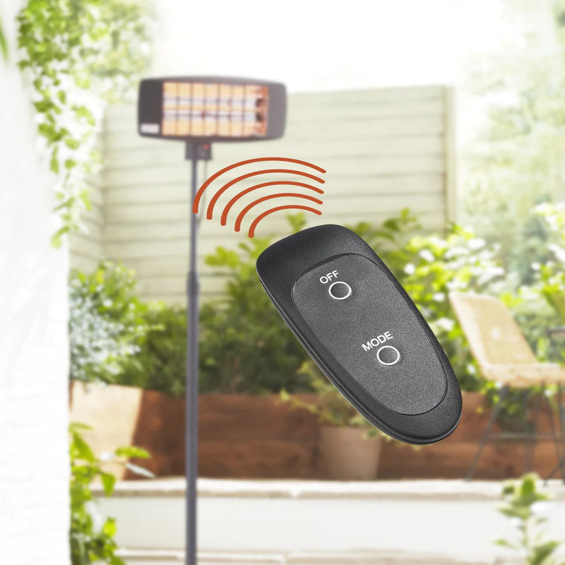 Swan Stand Patio Heater with Remote