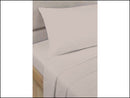 Lewis's Easy Care Plain Dyed Bedding Sheet Range - Silver