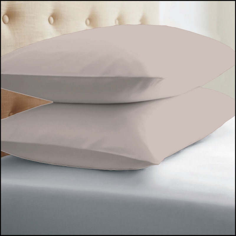 Lewis's Easy Care Plain Dyed Bedding Sheet Range - Silver