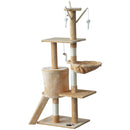 Pawhut 131cm Cat Tree with Hammock