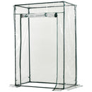Outdoor Mini Greenhouse Plant Cover with Zipper 100 x 50 x 150CM