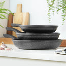 Sovereign Stone Non Stick Frying Pan - Forged Aluminium Marble Effect