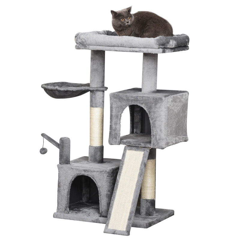 PawHut Cat Tree Tower with Sisal Scratching Posts
