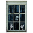 Halloween Window Poster 80x120cm - Staring Ghost Women