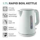 Tower Scandi 3KW 1.7L Rapid Boil Kettle - Pastel Green