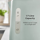 Tower Scandi 3KW 1.7L Rapid Boil Kettle - Pastel Green