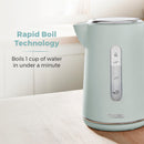 Tower Scandi 3KW 1.7L Rapid Boil Kettle - Pastel Green