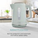 Tower Scandi 3KW 1.7L Rapid Boil Kettle - Pastel Green