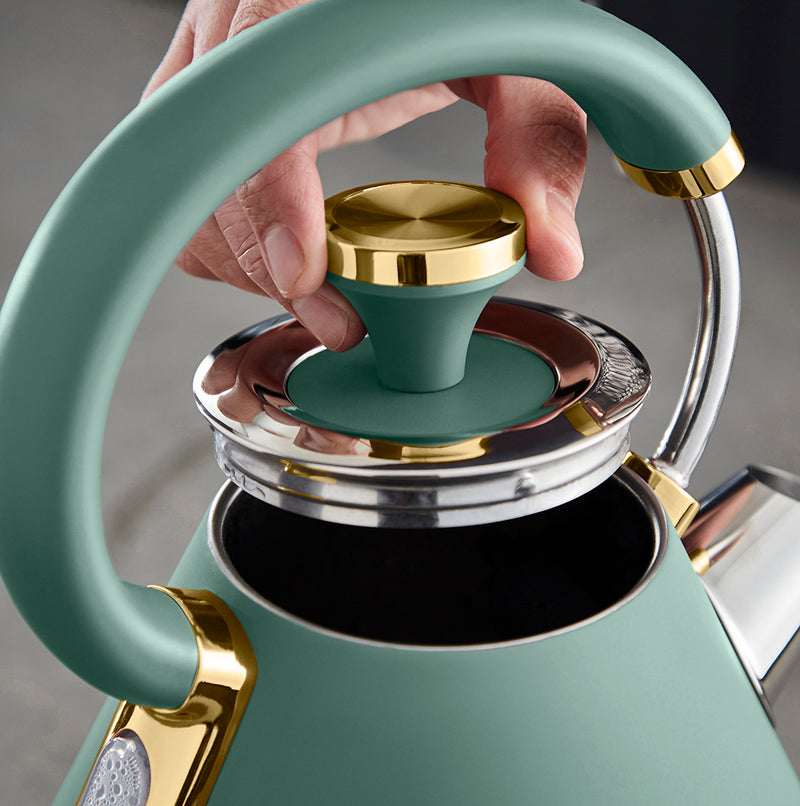 Tower Cavaletto 3KW 1.7 Litre Pyramid Kettle - Jade Green