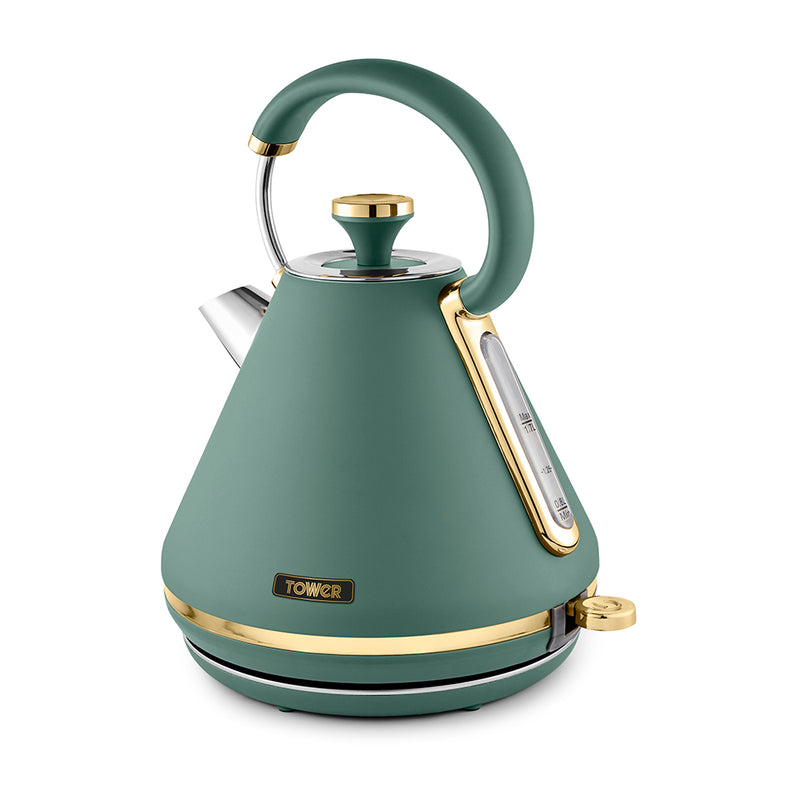 Tower Cavaletto 3KW 1.7 Litre Pyramid Kettle - Jade Green