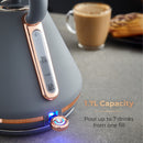 Tower Cavaletto 3KW 1.7 Litre Pyramid Kettle - Grey