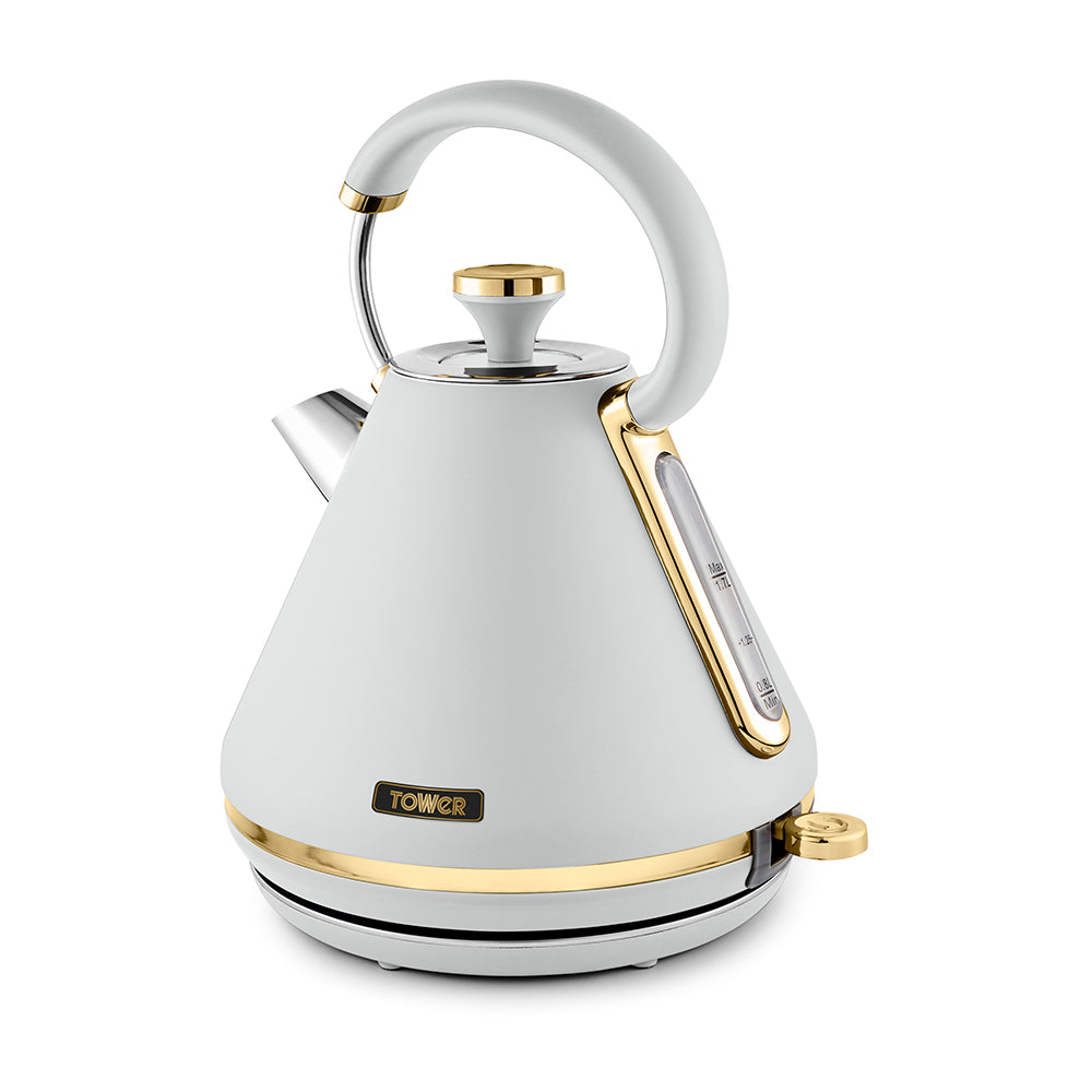 Pyramidal Kettle Tower Cavaletto 3KW 1.7 Litre Pyramid Kettle - White