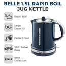 Tower Belle Collection 1.5 Litre Kettle - Midnight Blue
