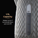 Tower Empire 3KW 1.7L Kettle with Brass Accents - Grey
