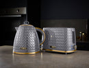 Tower Empire 3KW 1.7 Litre Pyramid Kettle - Grey