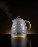 Tower Empire 3KW 1.7 Litre Pyramid Kettle - Grey
