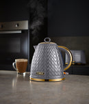 Tower Empire 3KW 1.7 Litre Pyramid Kettle - Grey