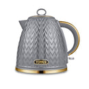 Tower Empire 3KW 1.7 Litre Pyramid Kettle - Grey