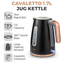 Tower Cavaletto 1.7L 3KW Jug Kettle - Black