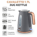 Tower  Cavaletto Jug Kettle   1.7L 3KW  - Grey