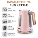 Tower Cavaletto 1.7L 3KW Jug Kettle - Pink