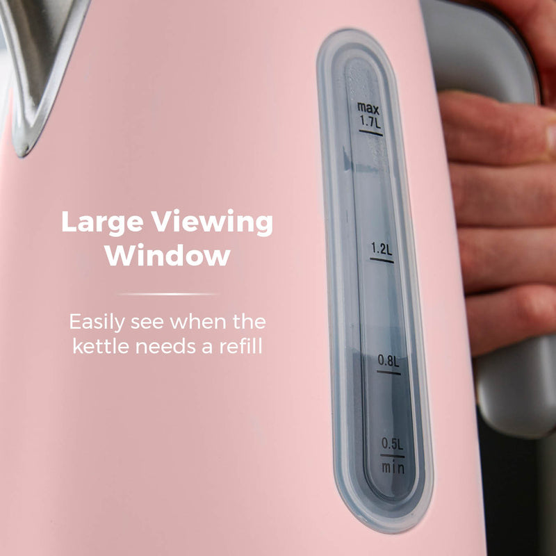 Tower Cavaletto 1.7L 3KW Jug Kettle - Pink