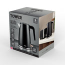 Tower Ash 1.7L 3KW Jug Kettle - Black