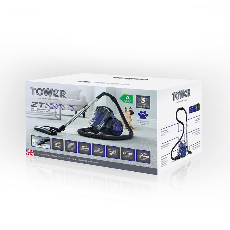 Tower Powercore 700W 2L Pets Cylinder