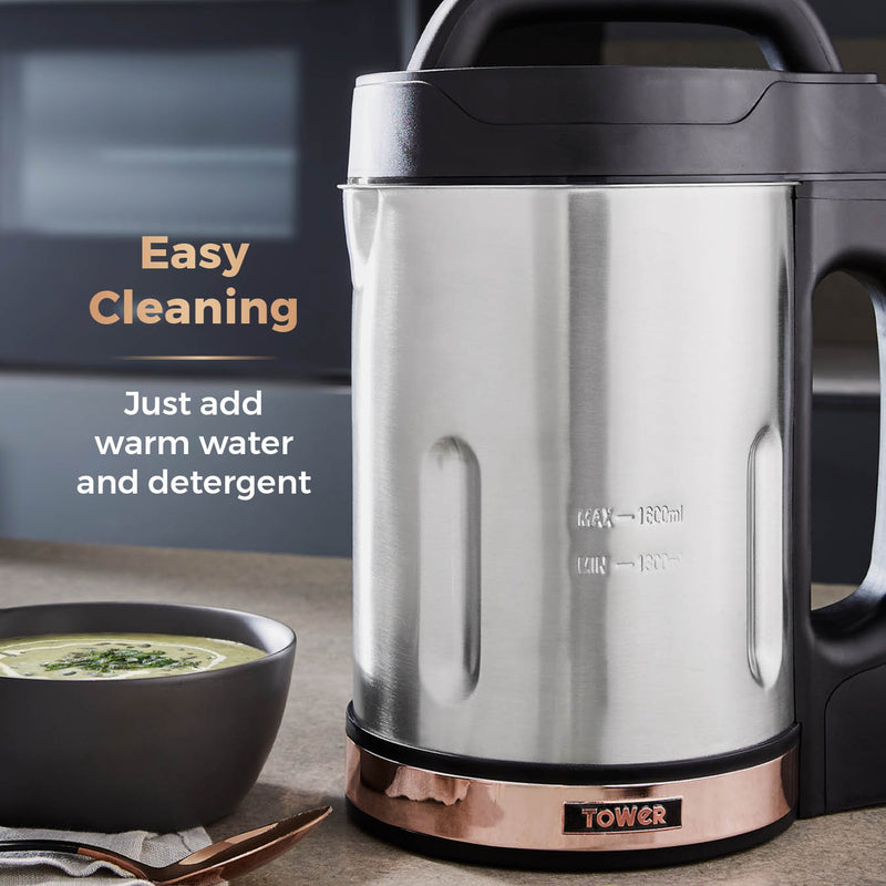 Tower Rose Gold Soup Maker 1.6L