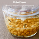 Tower Cavaletto 350W 1 Litre Glass Mini Chopper - Midnight Blue