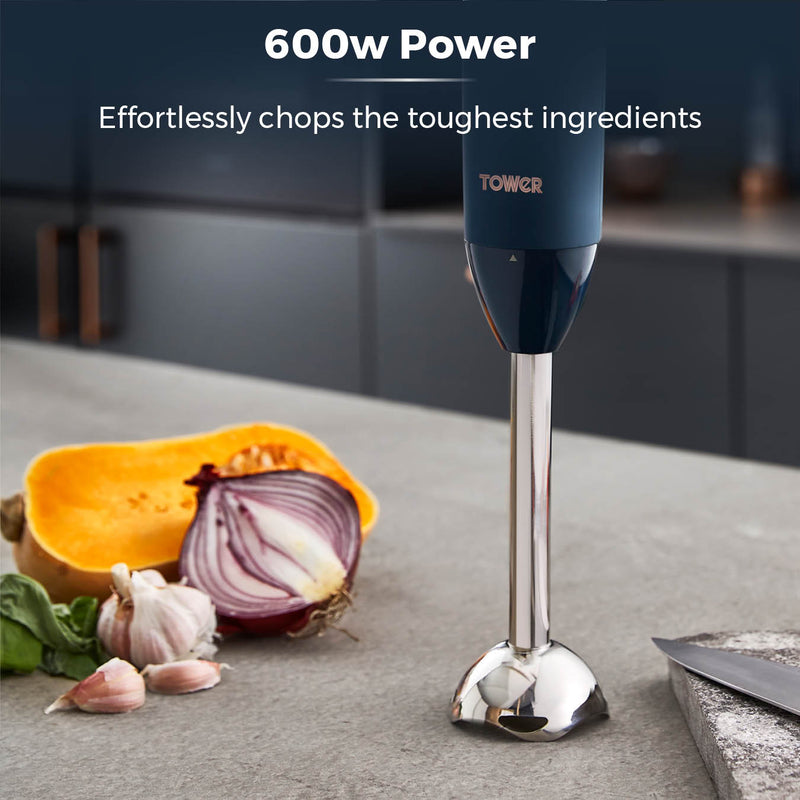 Tower Cavaletto 600W Stick Blender - Midnight Blue