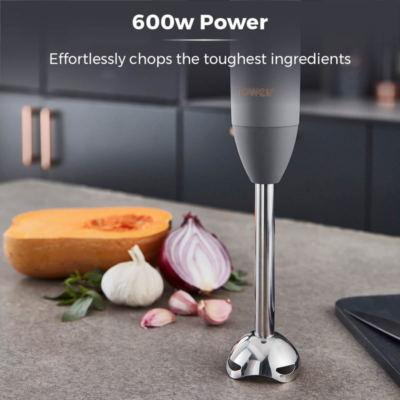 Tower Cavaletto 600W Stick Blender - Grey
