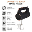 Tower Cavaletto 300W Hand Mixer - Black