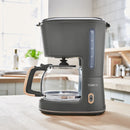 Tower Scandi 900W 1.25 Litre Coffee Maker - Grey